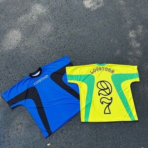 Vintage Soccer Jersey - Royal Blue